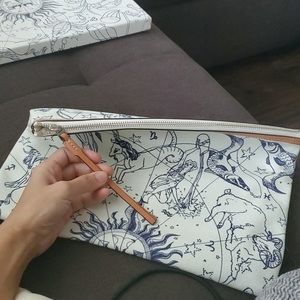 Tory Burch Astrology Zip Pouch-New